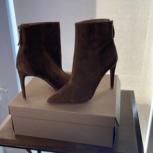 Steve Madden Suede Halena Heeled Ankle Boots
